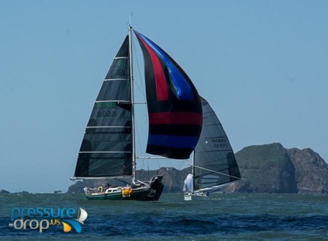 Jim Quanci's Cal 40 Green Buffalo and Pat Broderick's Wyliecat 30 Nancy - Doublehanded Lightship Race 2015 © Erik Simonson/ pressure-drop.us http://www.pressure-drop.us